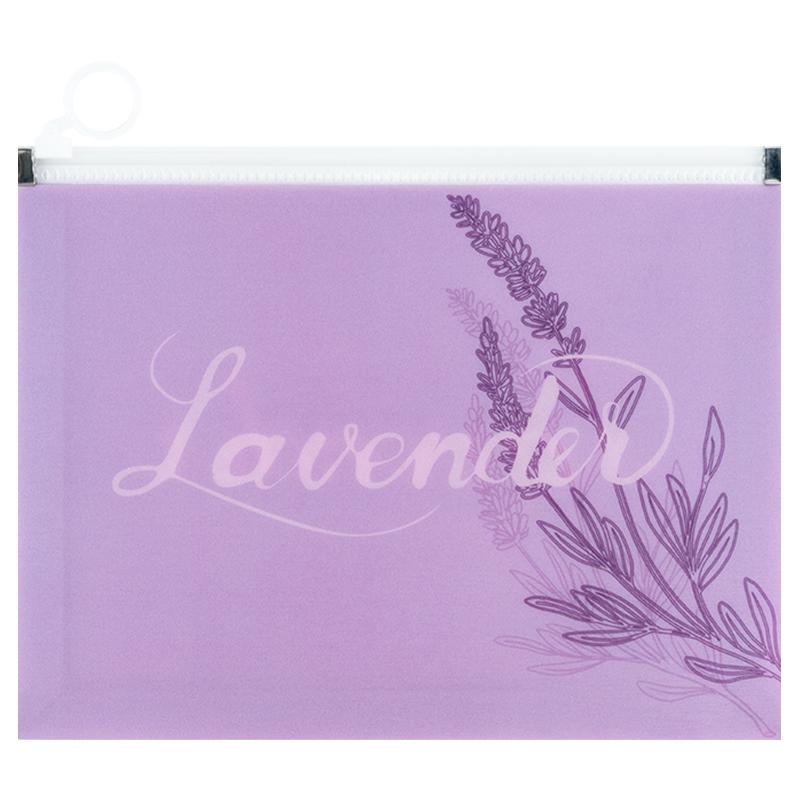 Папка на блискавці zip-lock А5+ Lavender-1, 1498-36-A