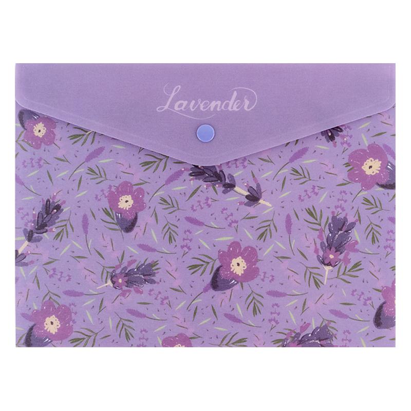 Папка на кнопці А5+ Lavender-2, 1496-37-A