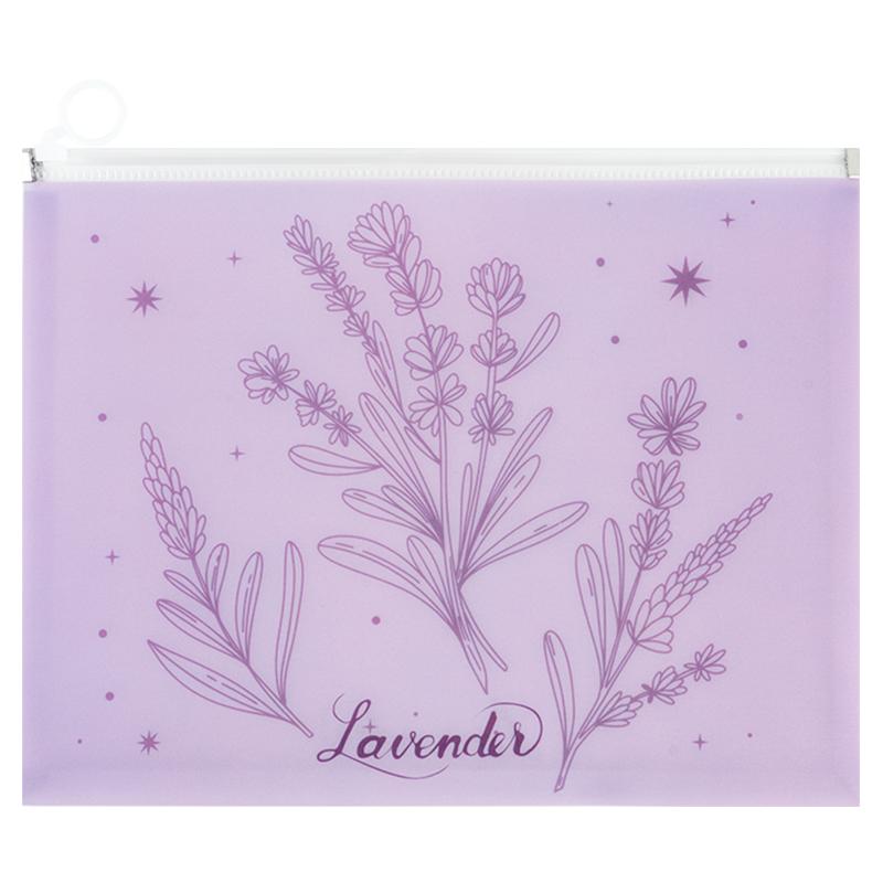 Папка на блискавці zip-lock А4+ Lavender-2, 1497-37-A