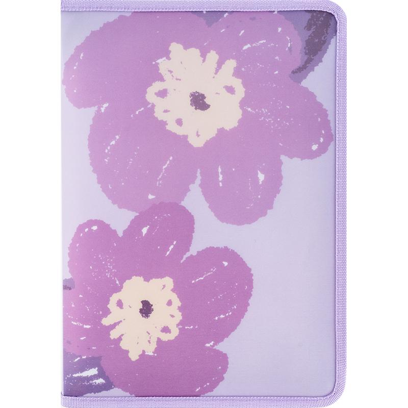 Папка об'ємна на блискавці А4+ Lavender-3, 1804-38-A