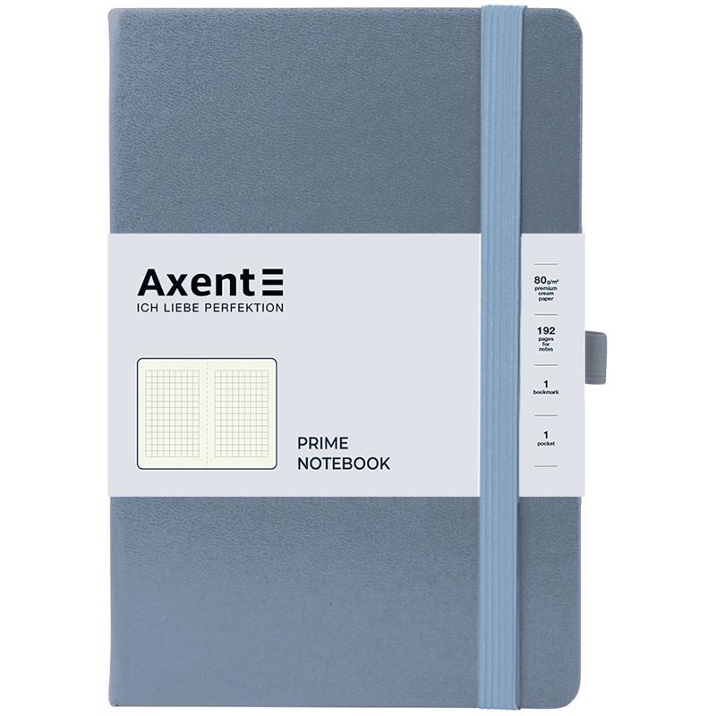Книга записна Partner Prime, 145*210, 96арк, кліт, сіра, 8305-62-A