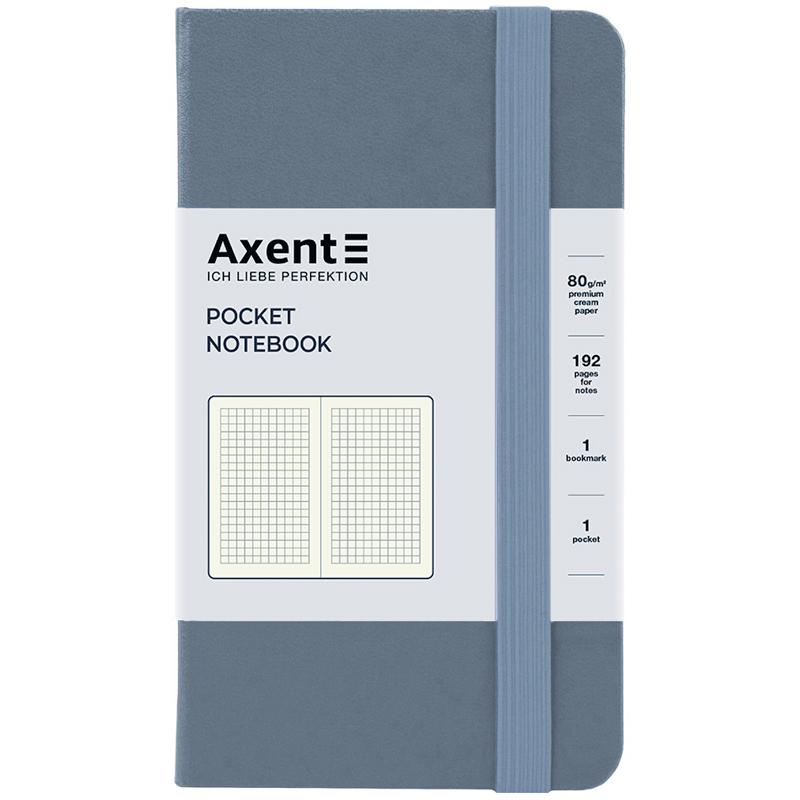 Книга записна Partner, 95*140, 96арк, кліт, сіра, 8301-62-A