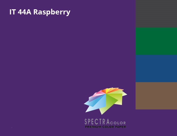 Папір кольоровий Spectra Color А4 120г/м2, 250 арк. Raspberry 44A