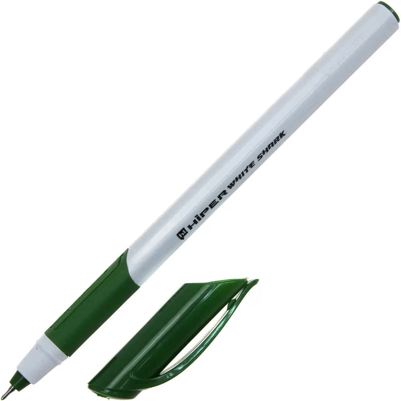 Ручка гелева Hiper White Shark 0,6 мм. зелена, HG-811
