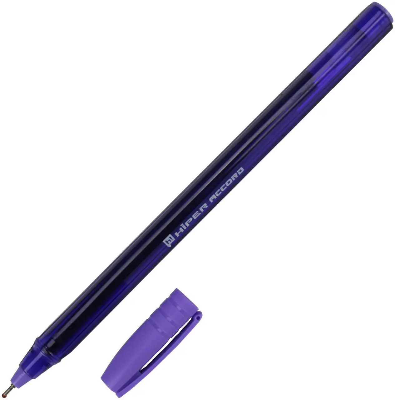 Ручка масляна Hiper Accord 0,7 мм. фіолетова, HO-500