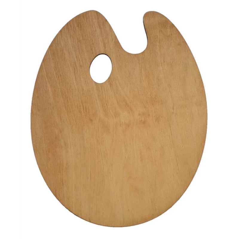 Палітра промаслена № 31 дерево, овал 37*30см, AS-4981 Палітра промаслена № 31 дерево, овал 37*30см, AS-4981