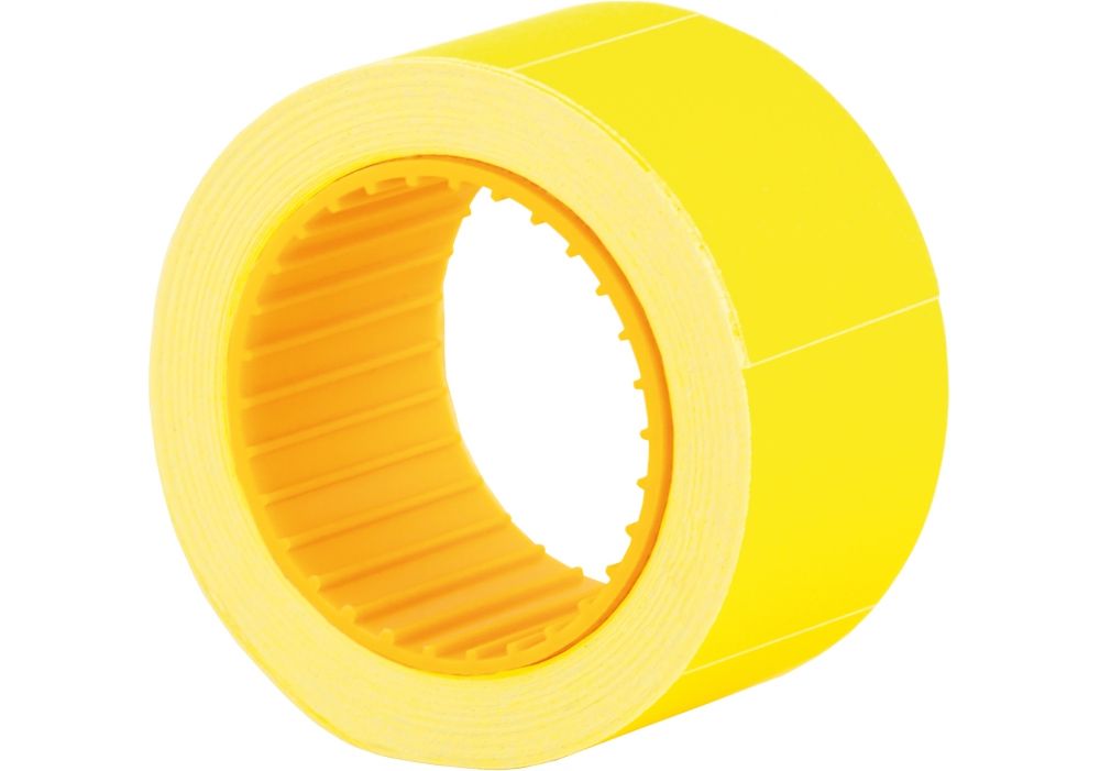 Етикетки-цінники 30х40 мм Economix, 150 шт/рул., жовті, E21309-05