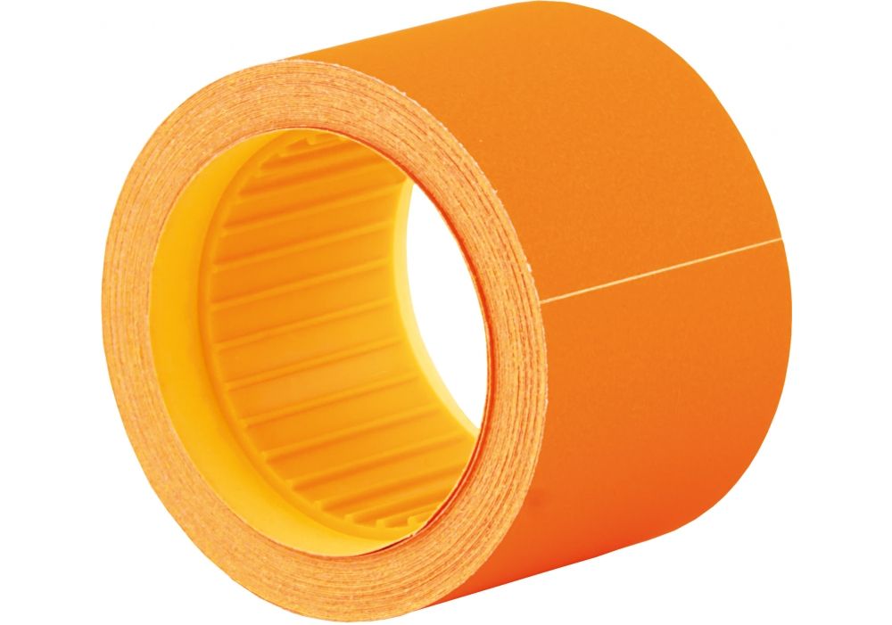 Етикетки-цінники 50х40 мм Economix, 100 шт/рул., помаранчеві, E21310-06