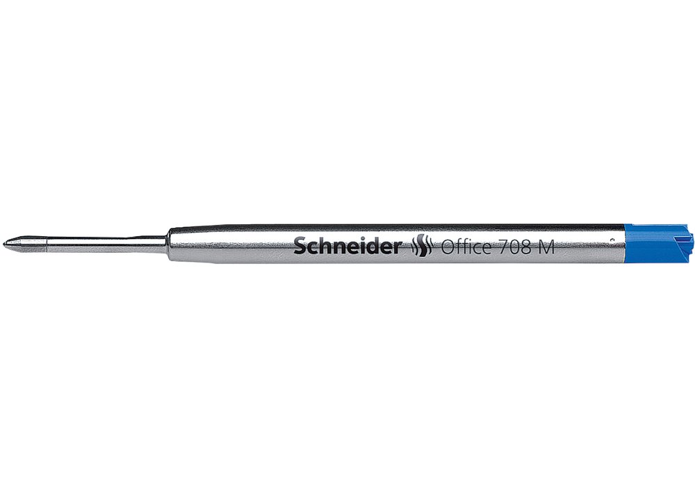 Стержень кульковий Schneider Buro 708 метелевий тип Parker, синій, S7083  за 1 шт.