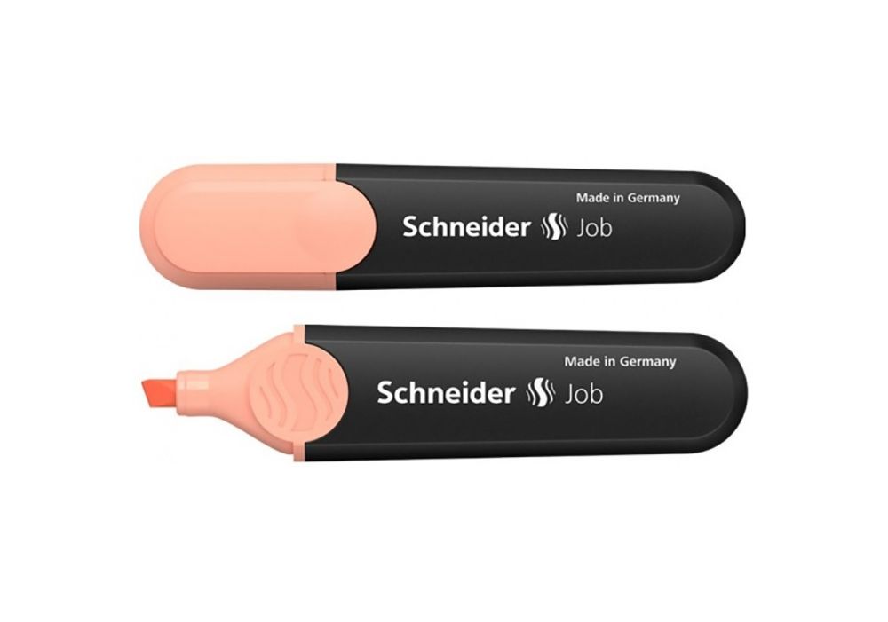 Маркер текстовий Schneider Job 150, персиковий, 1-4.5 мм, S1526