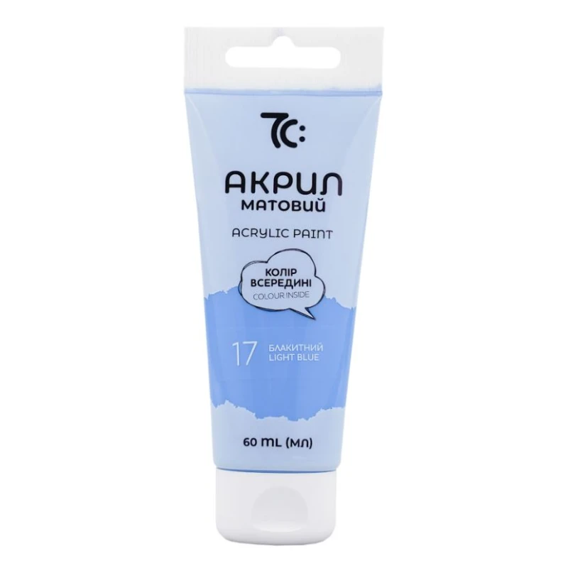Акрил матовий Блакитний, 60 мл, 7C50117, 7С: