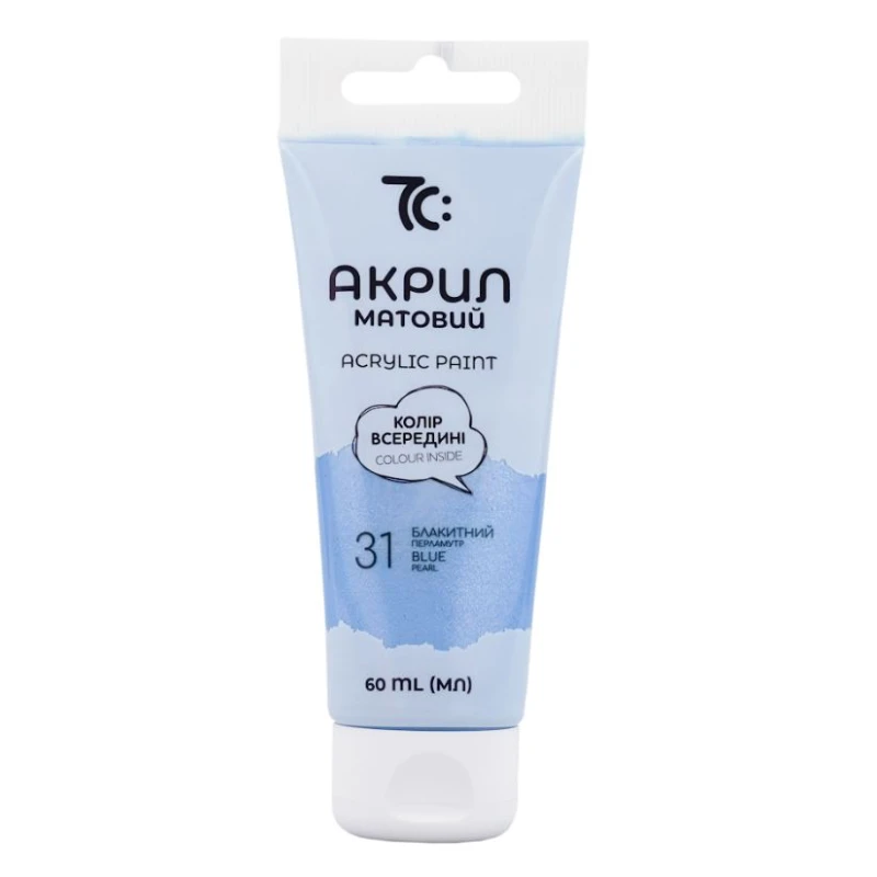 Акрил Блакитний перламутр, 60 мл, 7C50131, 7С: