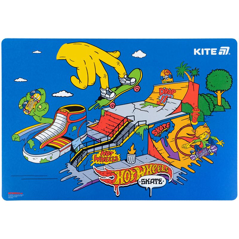 Підкладка настільна, 42,5x29см, PP Hot Wheels HW25-207-2 Kite