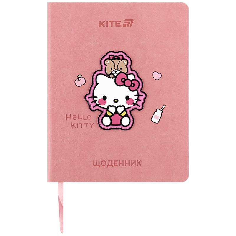 Щоденник шкільний, тверда обкл. PU, Hello Kitty HK25-264-1 Kite