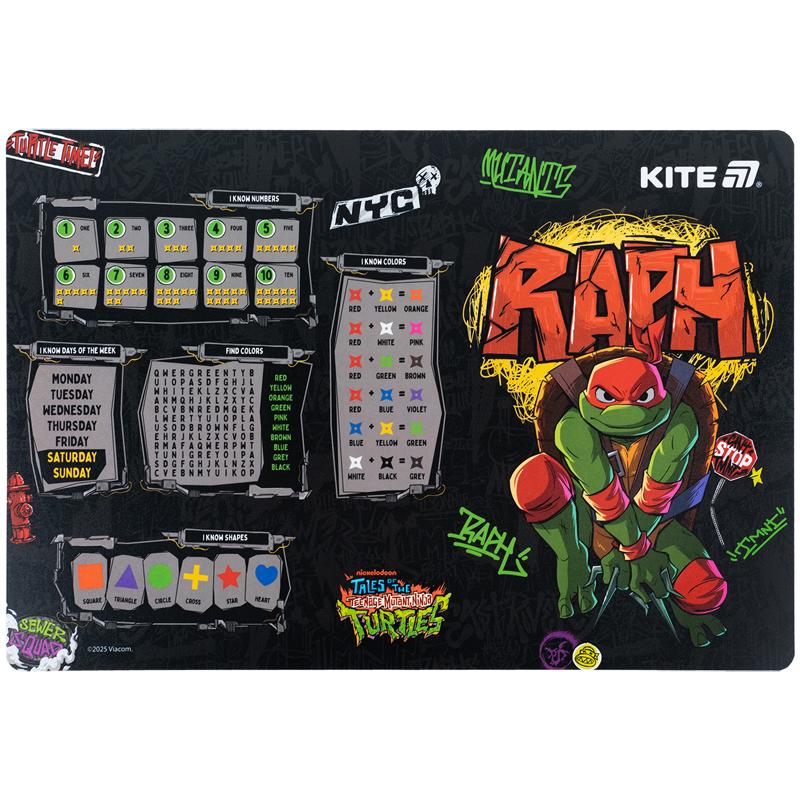 Підкладка настільна, 42,5x29см, PP Ninja Turtles NT25-207 Kite