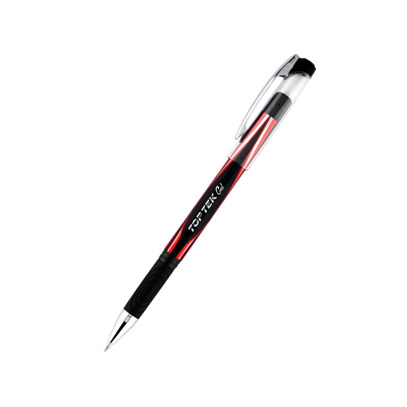Ручка гелева Top Tek Gel, червона UX-133-06