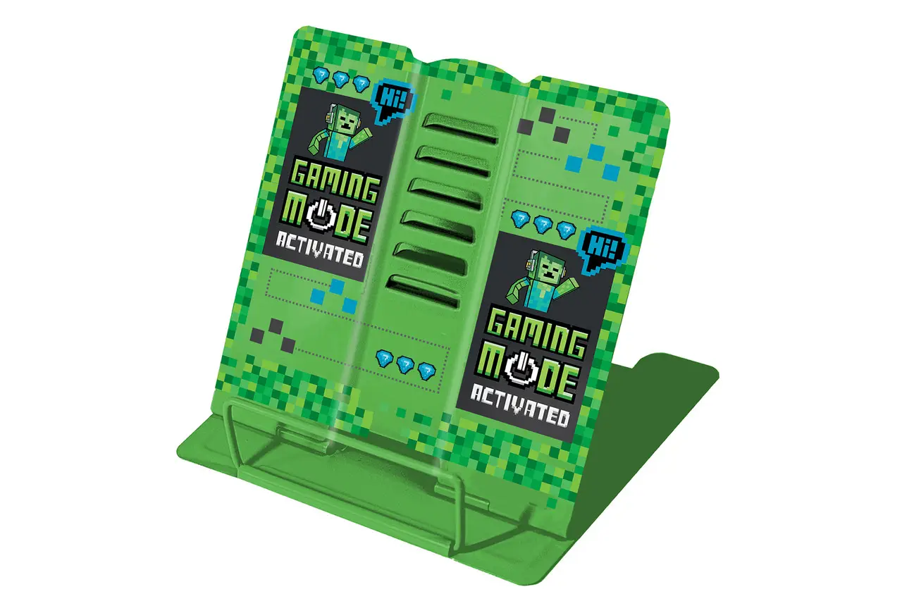 Підставка для книг металева Kidis Gaming mode 15*18см, 14095