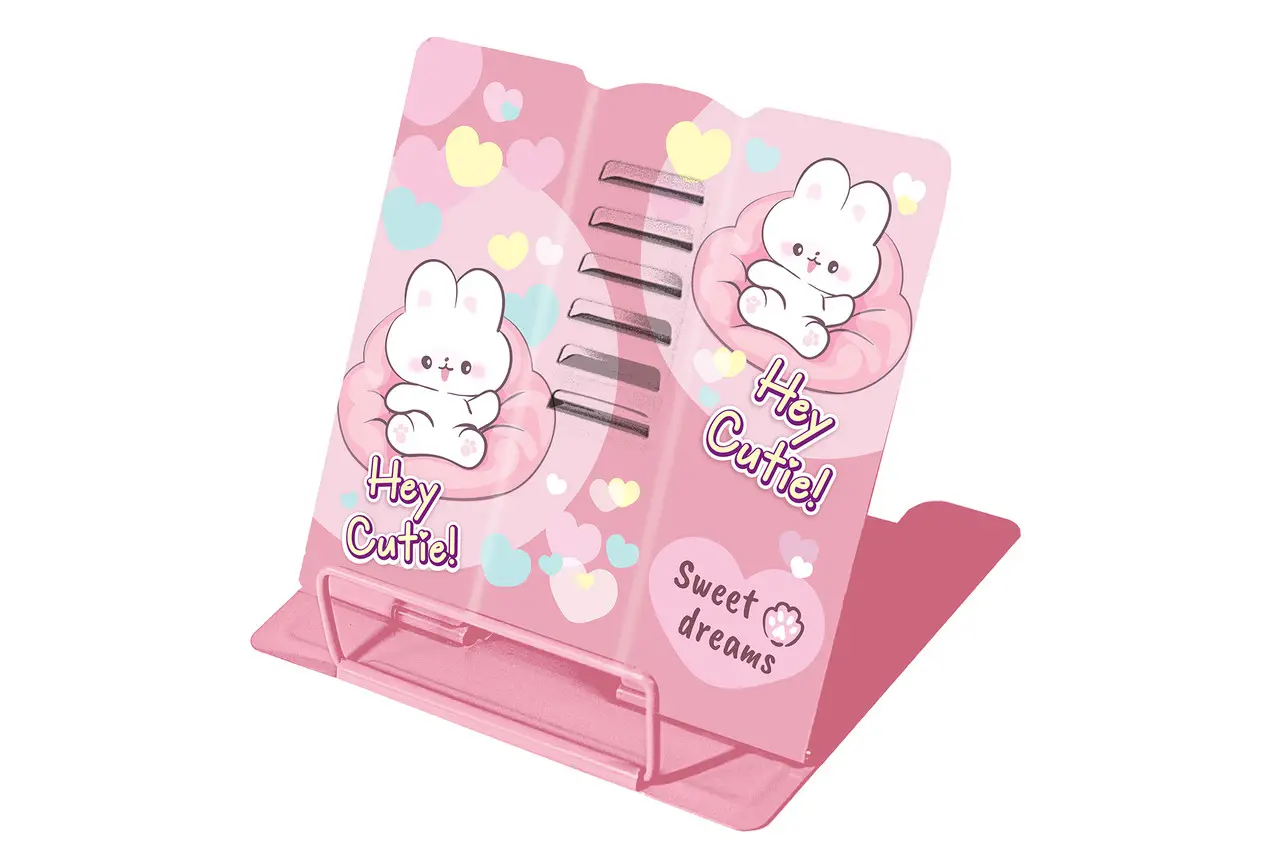 Підставка для книг металева Kidis Hey Cutie 15*18см, 14096