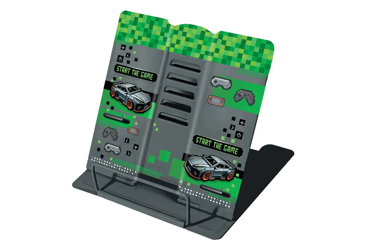 Підставка для книг металева Kidis Supercar 15*18см, 14098