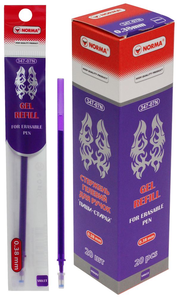 Стрижень гелевий, 0.38 мм, фіол., 