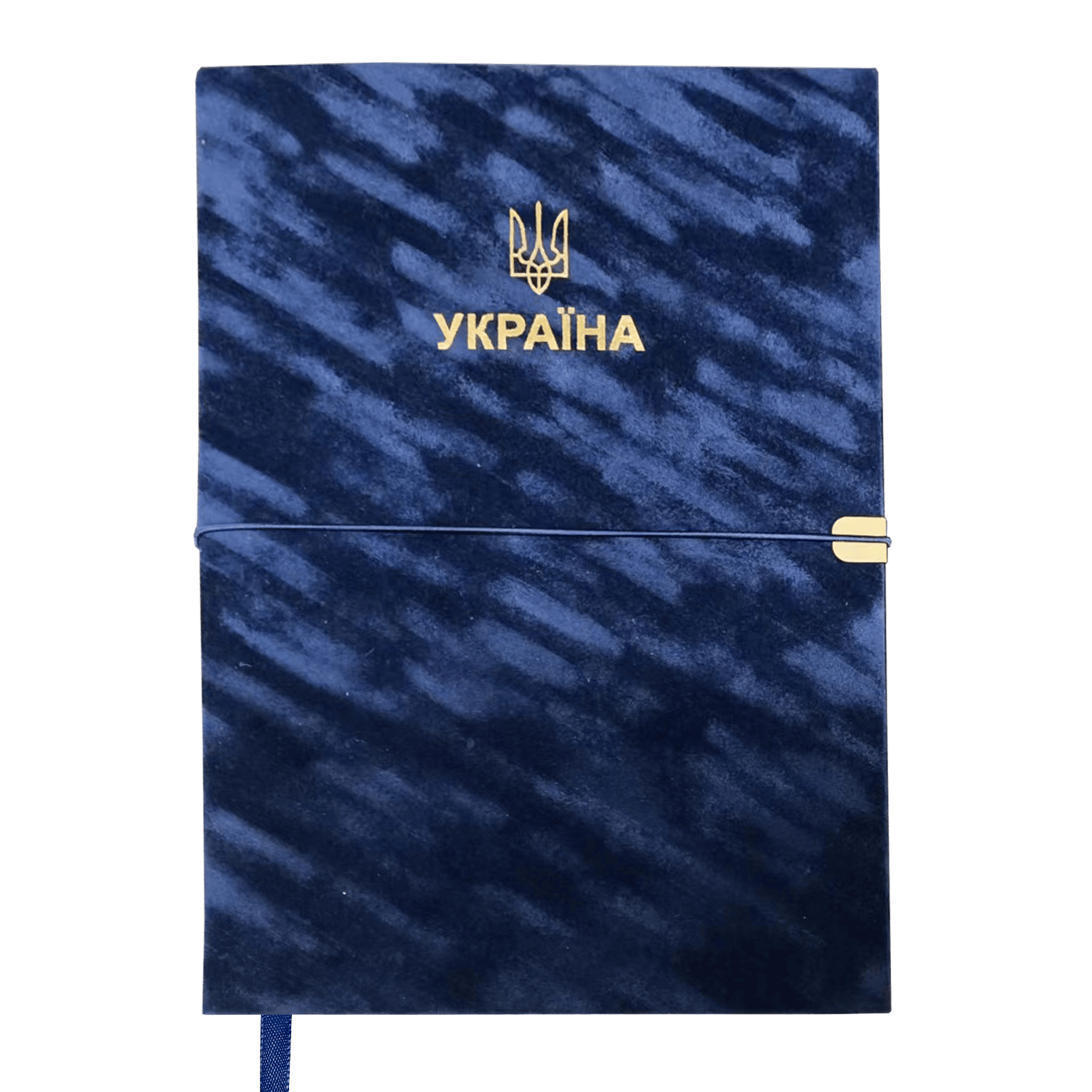 Щоденник датов. 2026 PATRIOT VELOUR, A4, синій, штучна шкіра, BM.2770-02