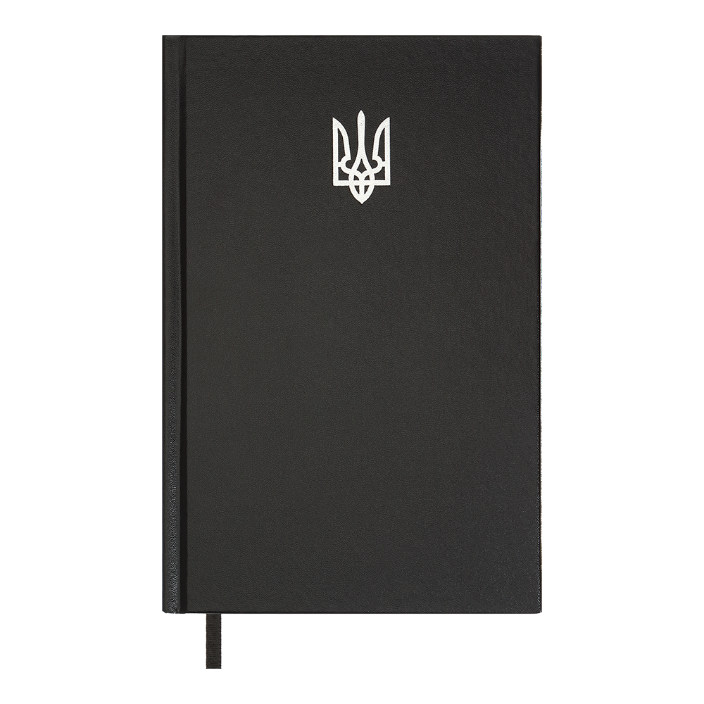 Щоденник недатований AIRY, A5, чорний , бумвініл, BM.20731-01