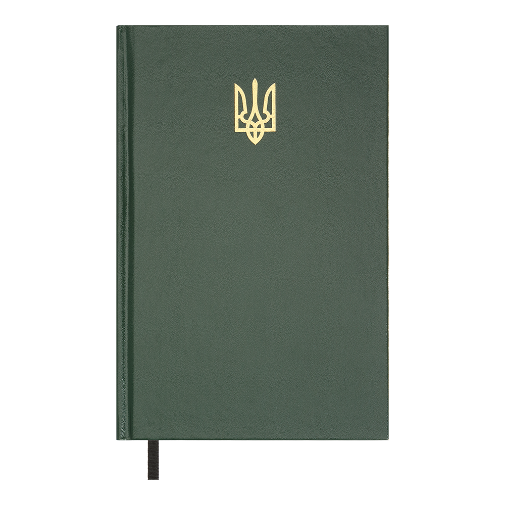 Щоденник недатований AIRY , A5, зелений , бумвініл, BM.20731-04
