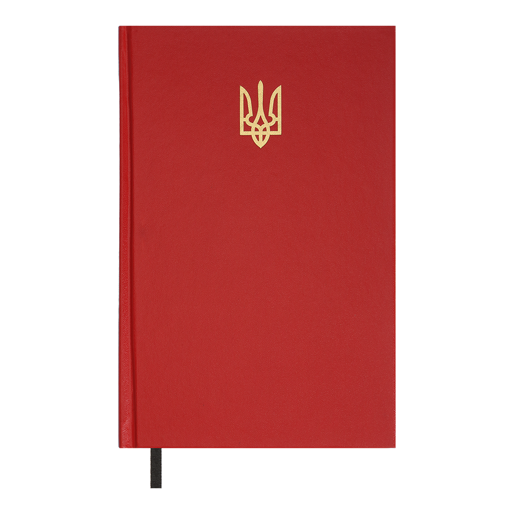Щоденник недатований AIRY, A5, червоний , бумвініл, BM.20731-05
