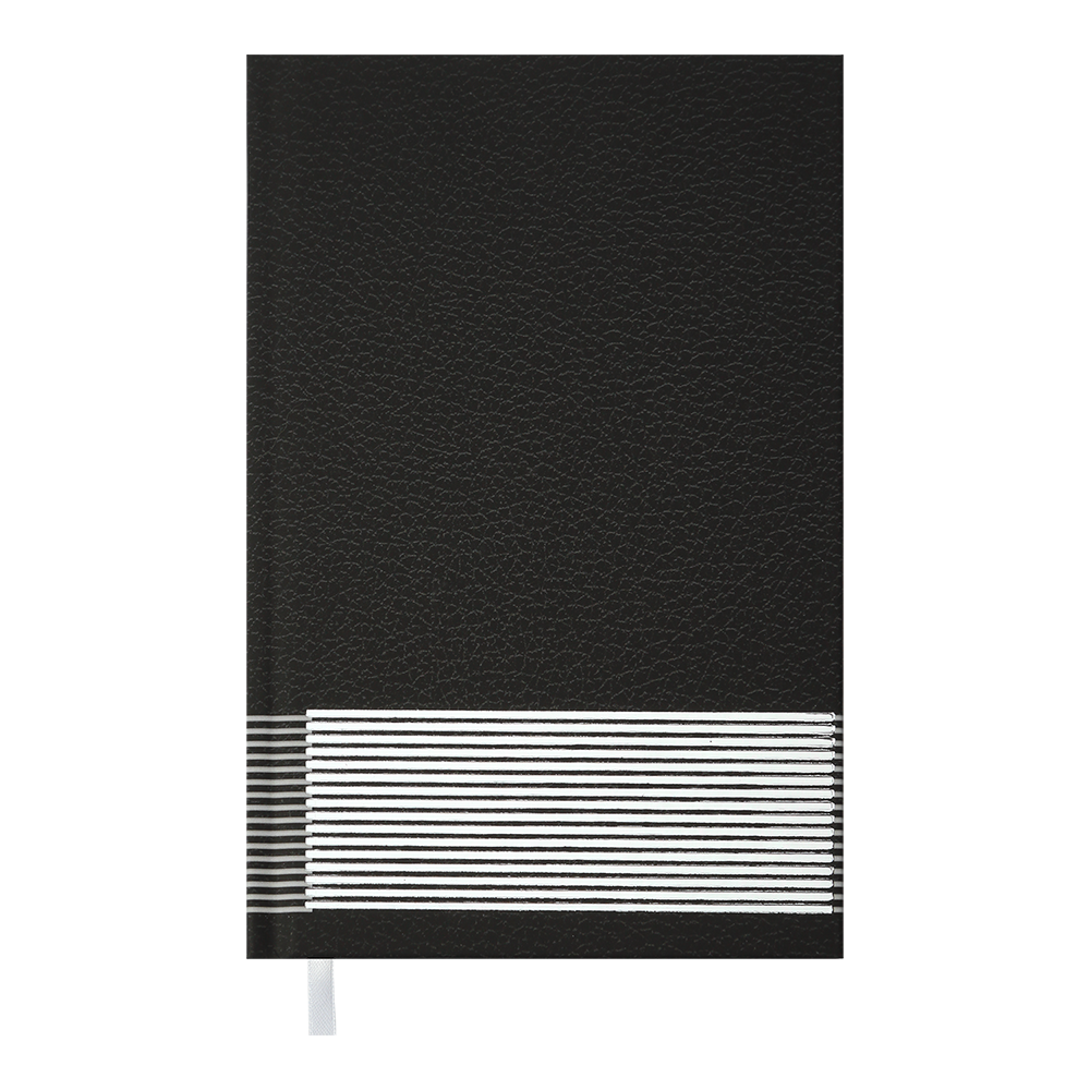 Щоденник недатований PARALLEL, A6, чорний, BM.2607-01