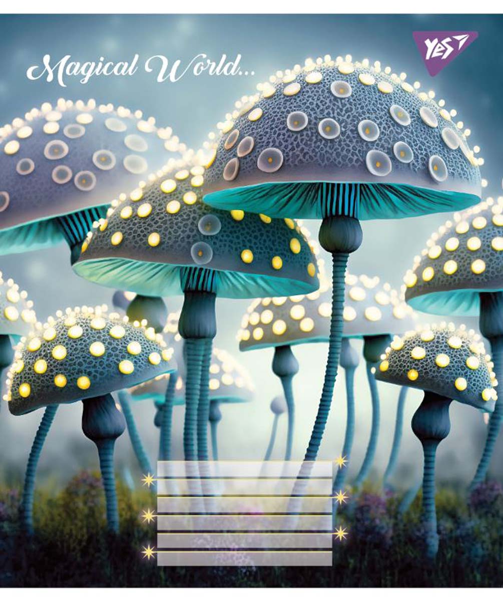 Зошит А5/12 арк коса YES Magical world, 766309