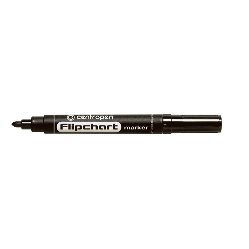 Маркер Flipchart 8550 2,5мм круглий чорний, Centropen