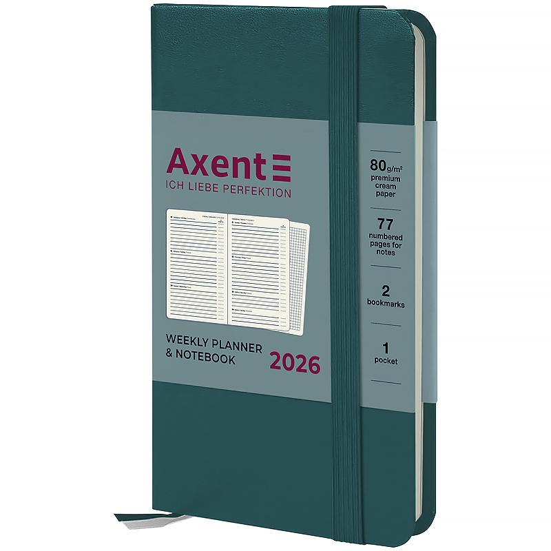 Щотижневик 2026 Pocket Strong, 90*150, лазурний, 8508-26-63-A