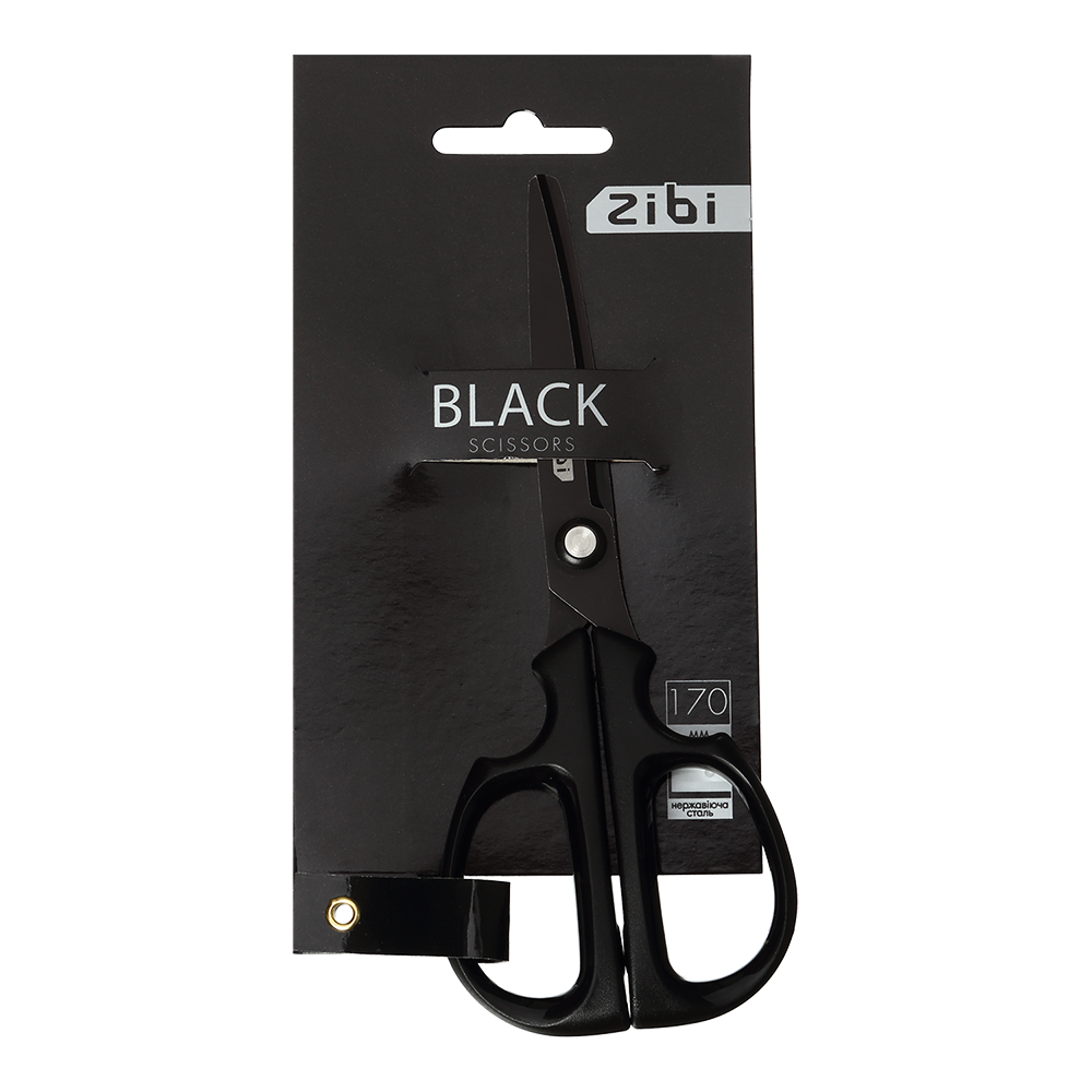 Ножиці BLACK  170мм,, ZB.5024