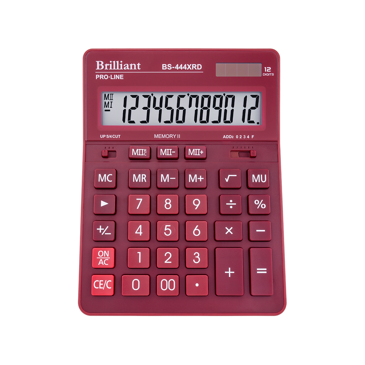 Калькулятор настільний BS-444XRD 12 розрядів, 2-живл.