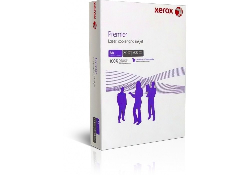 Папір офісний, А4 80г/м2, 500 арк., XEROX Premier, класс A