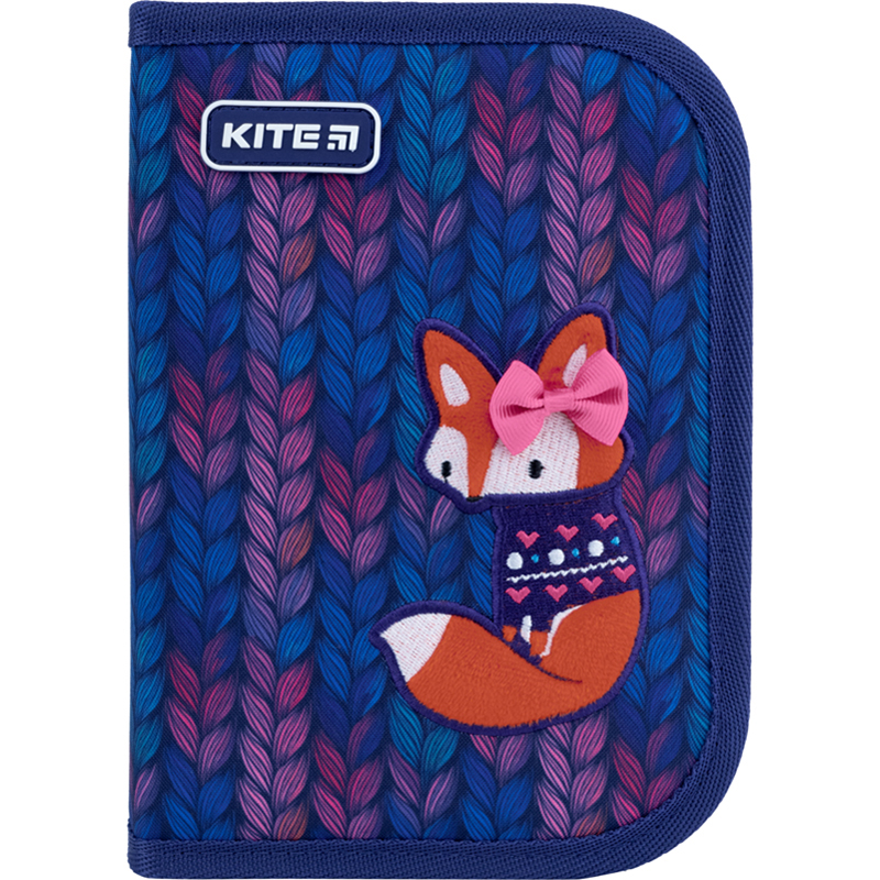 Пенал Kite 1 від., 1 відв., без наповнення K22-621-9 Fox