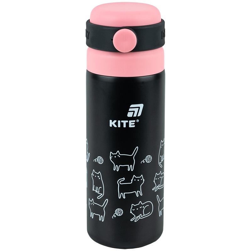 Термос, 500 мл, чорний, K25-1222-3 Kite