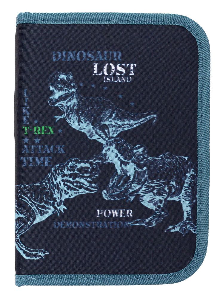Пенал 1-яр з 1відв., пустий, T-rex power, 210/70D PL, 22109C, CLASS