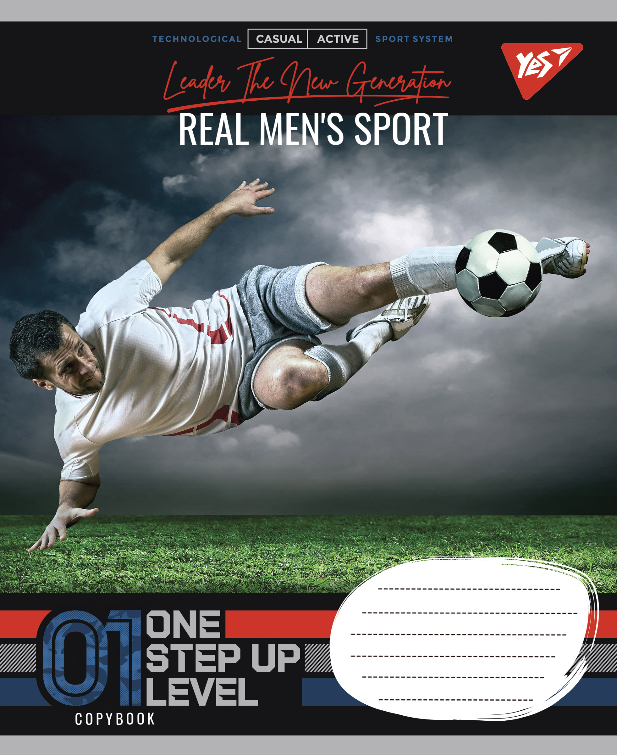 Зошит А5/24 арк лінія YES Real sport, 765922
