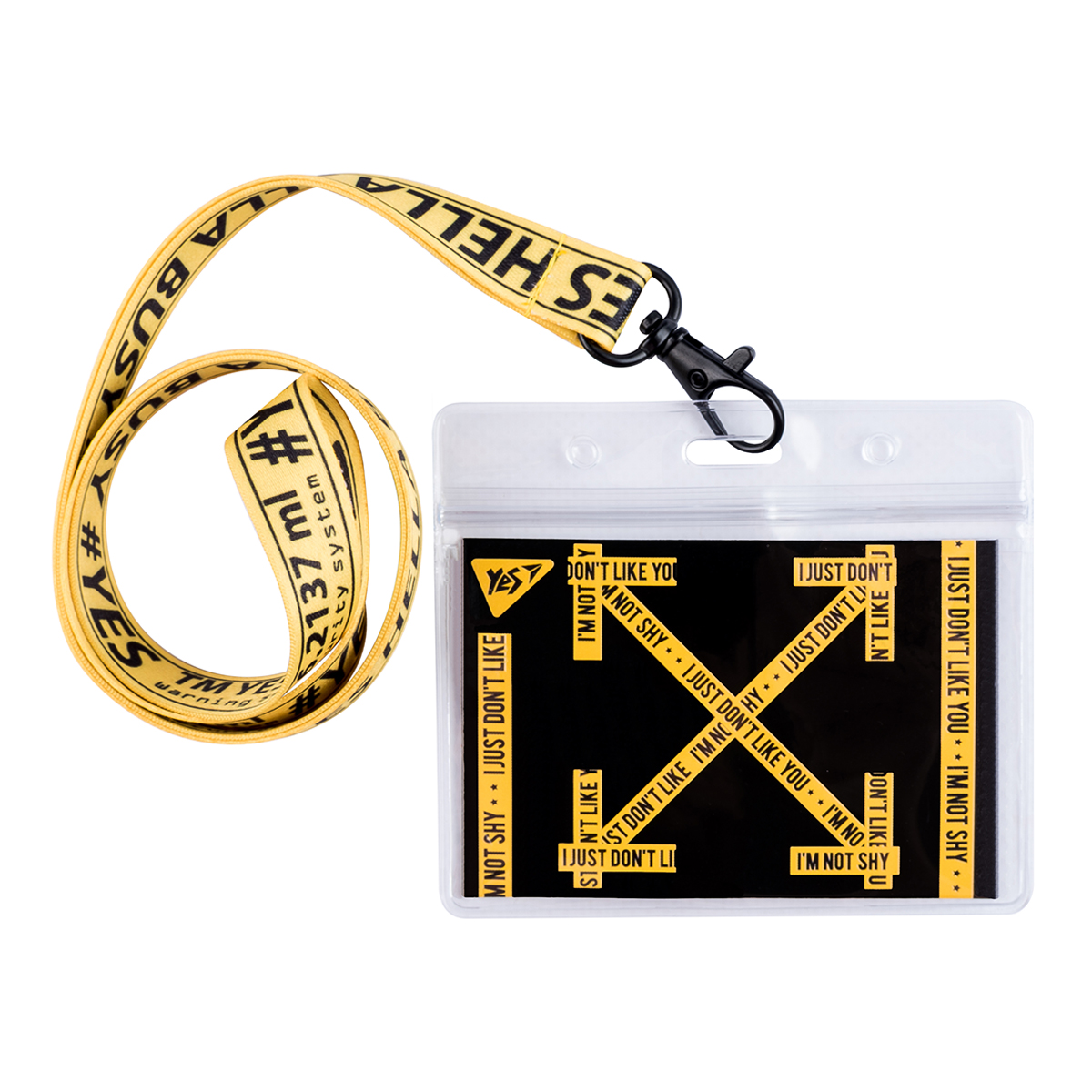 Бейдж YES на стрічці 