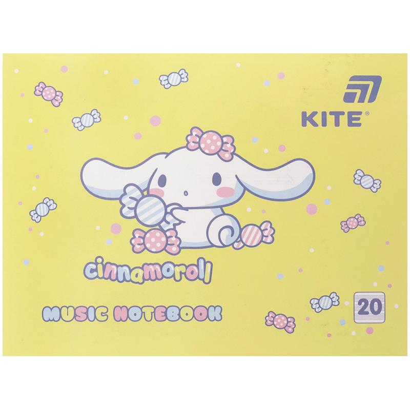 Зошит для нот А5, 20 арк, Cinnamoroll CR26-405 Kite