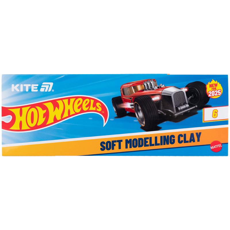 Пластилін восковий, 6 кольорів, 120 г. Hot Wheels HW25-081 Kite