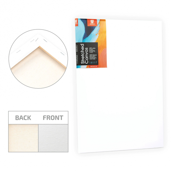 Підрамник, 35*45 см, дрібне зерно, акриловий ґрунт, бавовна, 280г/м2, Arteo Підрамник, 35*45 см, дрібне зерно, акриловий ґрунт, бавовна, 280г/м2, Arteo