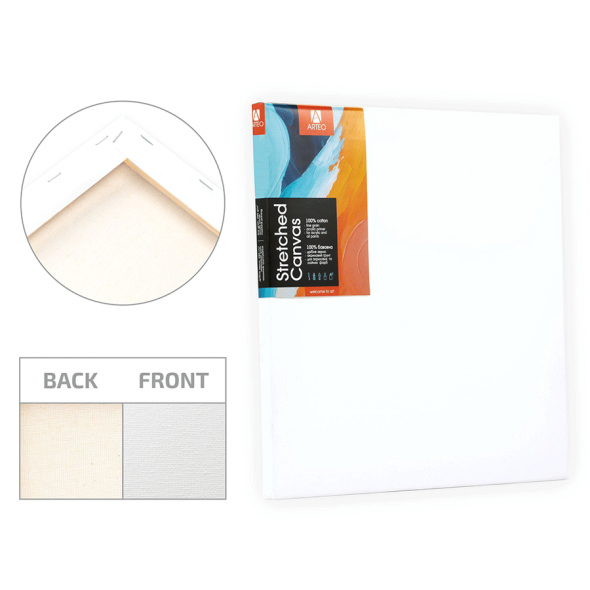 Підрамник, 30*30 см, дрібне зерно, акриловий ґрунт, бавовна, 280г/м2, Arteo Підрамник, 30*30 см, дрібне зерно, акриловий ґрунт, бавовна, 280г/м2, Arteo