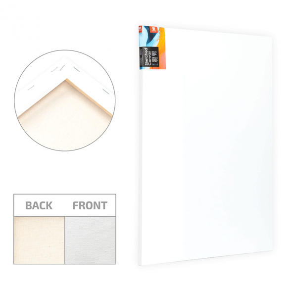 Підрамник, 60*80 см, дрібне зерно, акриловий ґрунт, бавовна, 280г/м2, Arteo Підрамник, 60*80 см, дрібне зерно, акриловий ґрунт, бавовна, 280г/м2, Arteo