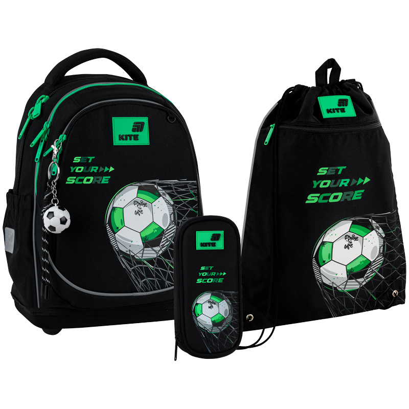 Набір рюкзак + пенал + сумка для взуття Kite SET_K26-724S-3 Football