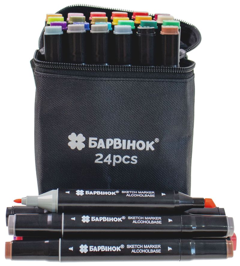 Набір скетч маркерів 24шт, 5-401-24