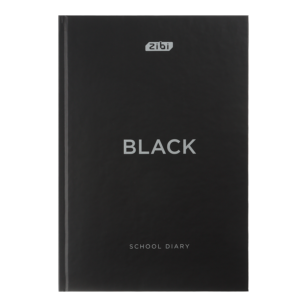 Щоденник шкільний BLACK, В5, 40арк, тверд. обкл., матова ламінація, чорний, KIDS Line, ZB.13760-01