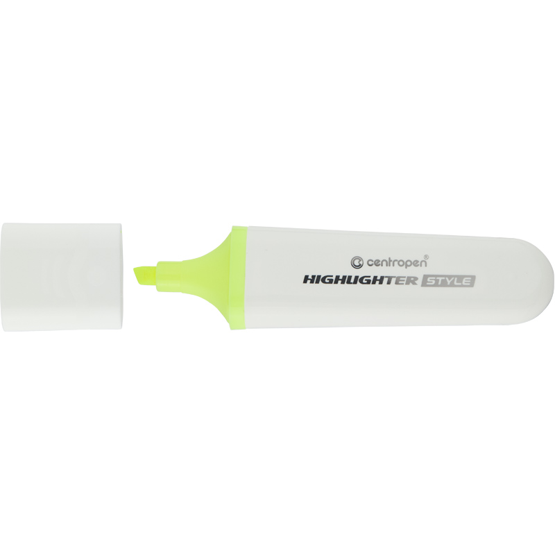 Маркер Highlighter Style 6252 1-4,6 мм клиноподібний жовтий, Centropen