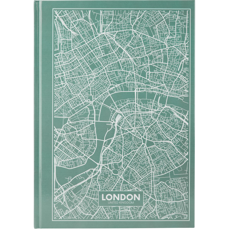 Книга записна А4, 96арк., кліт., тверда обкл., 8422-516-A